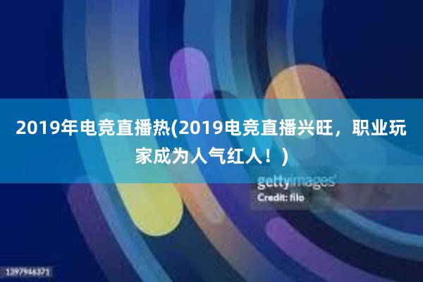 2019年电竞直播热(2019电竞直播兴旺，职业玩家成为人气红人！)