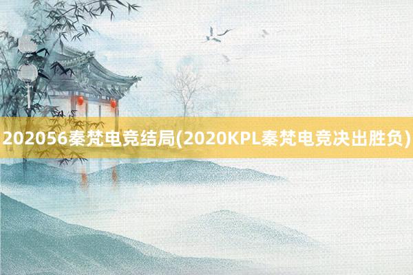 202056秦梵电竞结局(2020KPL秦梵电竞决出胜负)