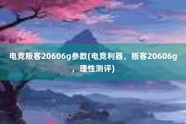 电竞叛客20606g参数(电竞利器，叛客20606g，理性测评)